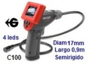 videoscopio industrial diametro 17mm ca25 basico ridgid gimateg