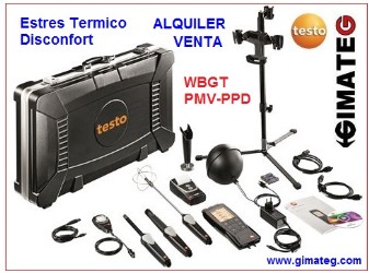 multifuncion testo 480 estres termico y disconfort venta alquiler GimateG