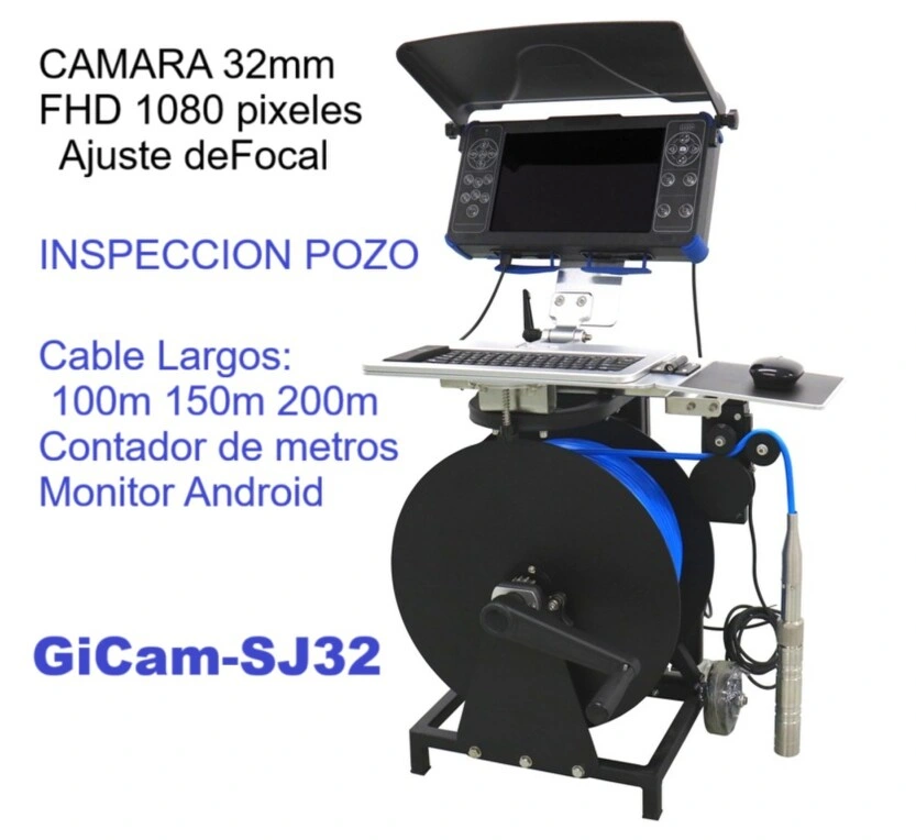 camara DOBLE inspeccion tubos GiCam-FH2pro D28 GIRA y D38 x60metros GimateG