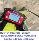 hunter tracergas H2 busca fuga agua edgers gimateg