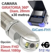 ir a camara giratoria GiCam-FH2 HD 28mm x60metros para tubos gimateg