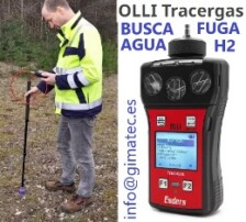 ir a busca fuga agua OLLI tracergas H2 bomba esders gimateg