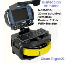 ir a camara 23mm autonivelante x40m GiCam-Kami14 Inspeccion tuberias gimateg
