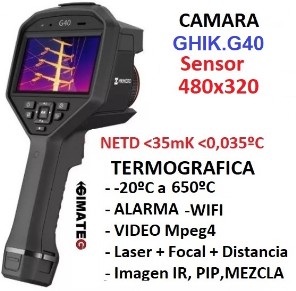camaras termograficas pro HIKmicro G40 gimateg
