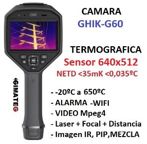 camaras termograficas pro HIKmicro G60 gimateg