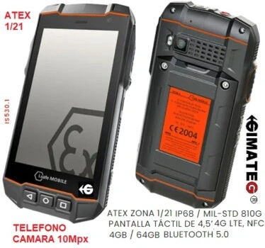 telefono ATEX zona 1.21 venta alquiler gimateg