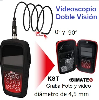 sondas intercambiables videoscopio articulado M3 GimateG
