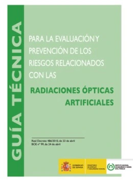 Enlace a Guia Tecnica Radiaciones opticas artificiales INSHT