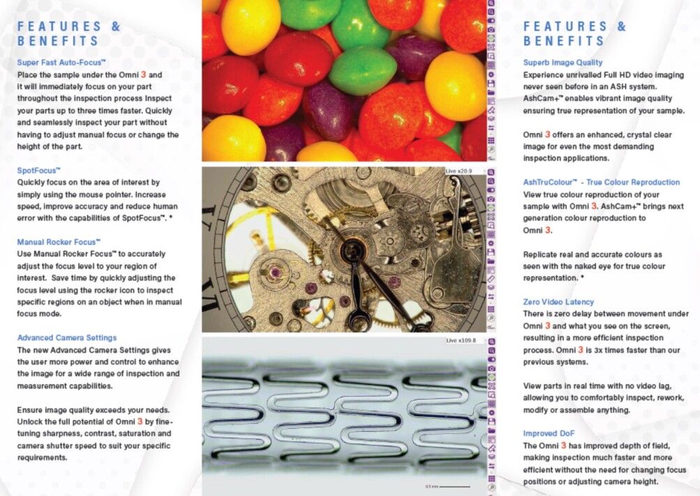 beneficios video amplificador omni3 ASH gimateg