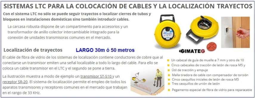 sonda trazadora localizacion tuberias plastico o metal enterradas gimateg