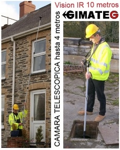 acamara inspeccion telescopica para edificios arqueta y vehiculos GimateG