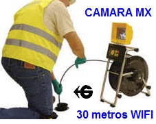 camara inspeccion tuberias profesional 30 metros MX gimateG