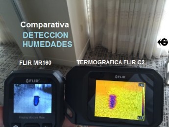localizadores humedad camara termografia FLIR gimateg