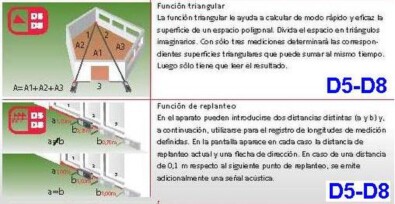 ejemplos de uso distanciometro laser leica 