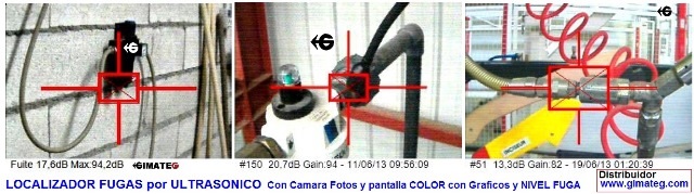 ejemplo localizador fugas aire comprimido Leakshooter