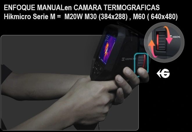 enfoque manual termografica M31 Distribuidor hikmicro gimatec