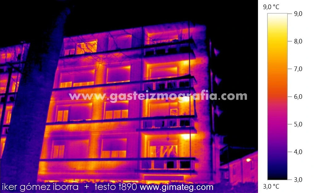 termografia fachadas vitoria-gasteiz por iker gomez testo-gimateg