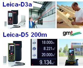 medidor laser distancia leica D3 y D5 con imagen gimateg