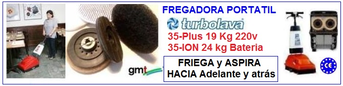 Fregadora a BATERIA Friega 35cm higiene suelo gimateg