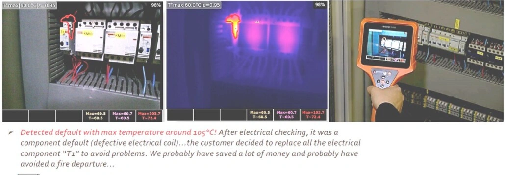 tshooter camara termografica con alarma gimateg