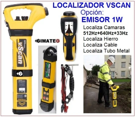 localizador hierro tubo cable y camaras vsan gimateg