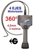 IR A VIDEOSCOPIO ARTICULADO 4 ejes 4,5mm o 6mm 3m GimateG