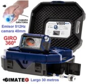 camara giratoria 40mm inspeccion tubos vis500 Wöhler gimateg