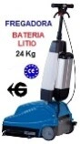 fregadora bateria ligera 24kg 35cm turbolava Plus