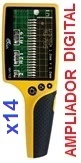 microscopio x14 con foto toma medidas gimateg