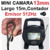 minicamara 13mm x15m emisor contador tuberias mCord-5 gimateg