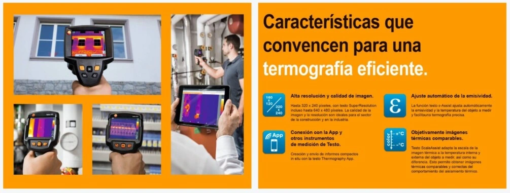 camara termografica pro testo 872 wifi bluetooth gimateg